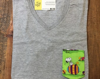 Charlie Brown Easter | Peanuts | Custom Pocket Tee | T-shirt | V-neck | Shirt | Onesie | Family | Mens | Womens | Toddler | Kids | Baby
