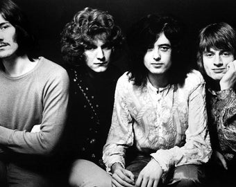 Led zeppelin photo | Etsy