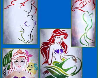 Little Mermaid SVG - Mermaid SVG Png Jpeg - Little Mermaid SVG files for Cricut and Silhouette