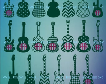 70% OFF, Guitar Svg, Guitar Cricut Cut Files, Guitar Svg Files, Dxf, Png, Eps File, Guitar Monogram Svg, Guitar Silhouette, Guitar Clipart