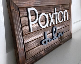 Name Sign - Wooden Name Sign - Custom Name Sign - Custom Name Art - Baby Name Sign - Baby Names - Nursery Decor - Custom Nursery Decor -