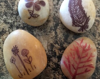 Painted rocks painted stones fairy gardens terrariums