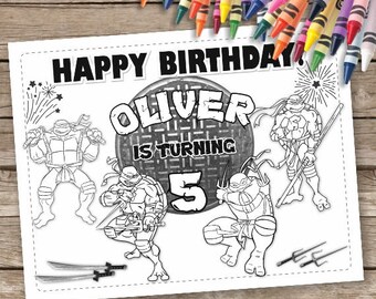 49 best ideas for coloring | Ninja Turtle Birthday Coloring Pages