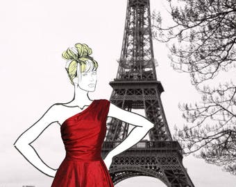 Red Dress. Bridesmaid Dress. Silk Prom Dress. Red Formal dress. Silk Red Dress. Red Party Dress. Cocktail Dress 50s Style.