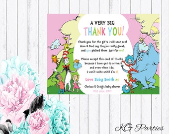 Dr seuss thank you | Etsy