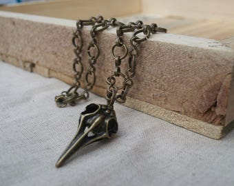 Bird Skull Necklace