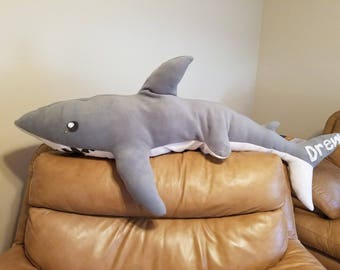 Shark Pillow shark body pillow | etsy Shark Pillow shark body pillow | etsy