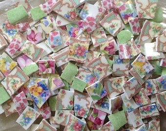 BRoKeN CHiNa MoSAiC TiLeS~~SHaDeS oF sWeeT MiLdreD & MoRe