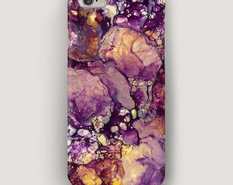 Purple iPhone 5S Case, Stone iPhone 5C Case, Granite iPhone 4 Case, Galaxy S7 Case, Apple Case, Marble iPhone 7 Case, Case for iPhone 6