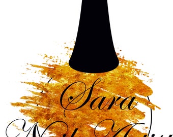Nail salon logo | Etsy