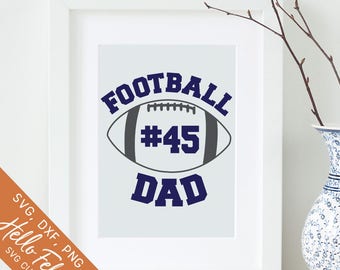 Football Svg, Dad Svg, Custom Svg, Athlete Svg, Sports Svg, Dxf, Jpg, Svg files for Cricut, Svg files for Silhouette, Vector Clip Art