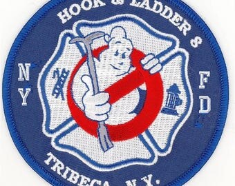 New York City Hook and Ladder 8 Tribeca Ghostbusters Patch