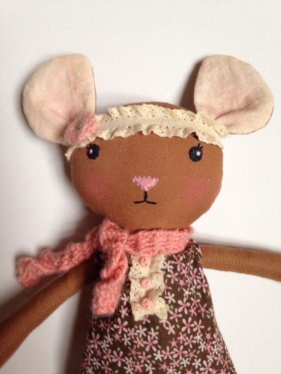 handmade mouse doll