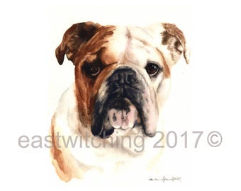 Watercolor Dog PORTRAIT, pet portrait, perfect gift for dog lovers