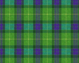 Blue Plaid Fabric | Etsy