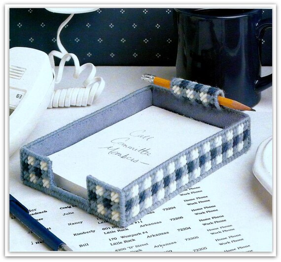 Desk Note Pad Holder Pattern PDF PC561722 Fits 4 x 6 Inch