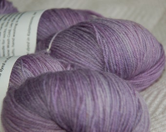 Studio June Yarn Super Cash Sock - Cashmere, Superwash Merino, Nylon Color: Vintage Lilac