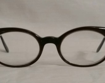 1968 vintage cat eye glasses, bifocals, Belle Himes