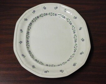 Vintage Iroquois China Periwinkle Sprig Platter