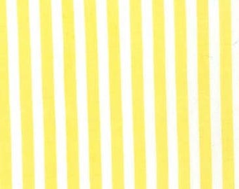Michael Miller Fabric Clown Stripe Yellow, Choose your cut