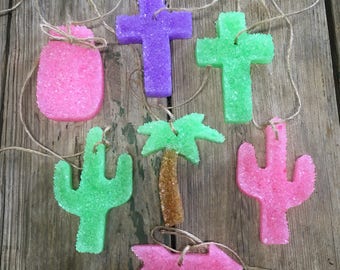 Car Scent Aroma Bead Air Freshener Summer Scented Cactus Mason Jar Arrow Shape Choice