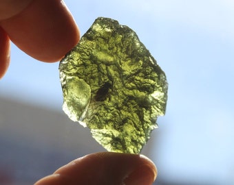 Moldavite Green Meteorite Stone Specimen