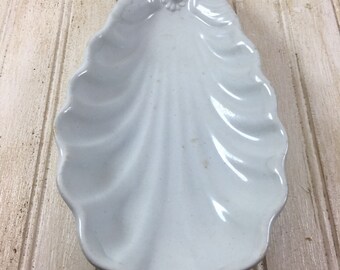 Vintage James Edwards Ironstone Spoon Rest with Face