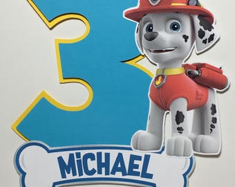 PAW PATROL Cake Topper for Birthday Party - Design 2