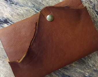 RUDELY RUSTIC / One of a Kind / Leather Journal / Handmade / Diary / 6"X4" LINED or plain