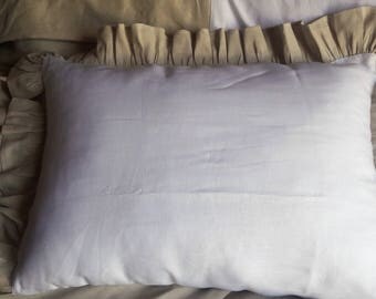Bedding Pillow cases Bobbin lace rib Ruffle