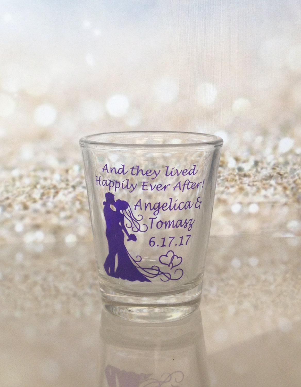 Shot Glass Wedding Favors 15oz Glass Shot Glasses And They
