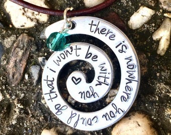 Moana Inspired Necklace, There is nowhere you could go that I won't be with you, The Ocean Is A Friend Of Mine, Natashaaloha