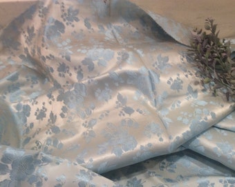 Blue-Slate Grey Silk Brocade JV-1493/13 Fabric main image 0