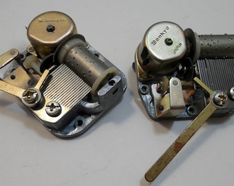 Music Box Movements, Sankyo/Japan, Love Story Theme Song, RePurposing Music Box Movements, Music Box Mechanisem Parts & Movements, 2