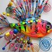 Original whimsical fish wall decor sculpture