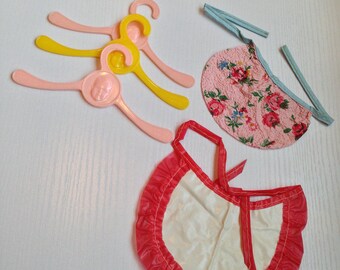 Vintage Dolly Bibs and Hangers