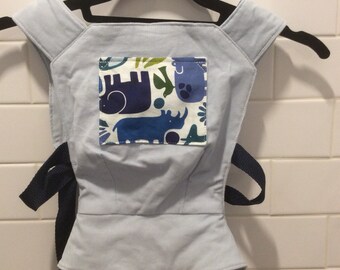 Soft Doll Carrier - Light Blue