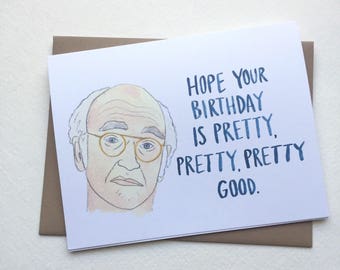 Curb Your Enthusiasm Birthday Card