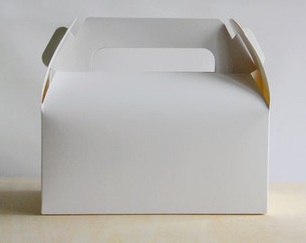 Set of 20, White Cake Box, Gift Box, Favor, Gift, Party