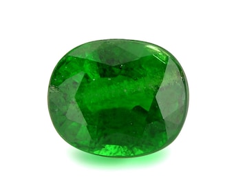 0.72ct Tsavorite Green Garnet Oval Shape Loose Gemstones (Watch Video) Free Shipping SKU 452B002