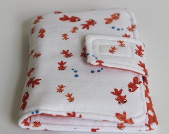 Crayon Wallet Goldfish Print