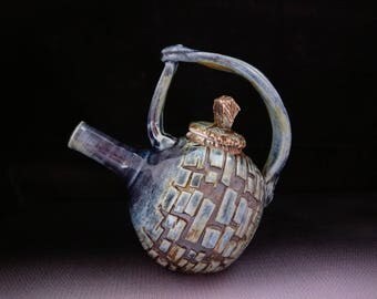ChingWenArts handmade porcelain Teapot Vase Pot, #E192