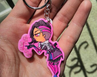 Sombra Overwatch Keychain FREE SHIPPING