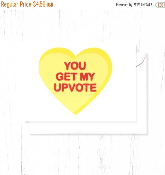 Items similar to Trending Valentine Card / You Get My ...