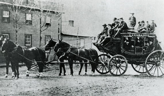 Stagecoach Black Hills Cheyenne Wyoming 1800s old west