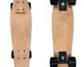Hollenbeck 22" Cruiser Skateboard - Gift for Him - Groomsmen Gift-Custom- Guy Gift - Personalized Gift-Hand Crafted-Short Board,Bamboo style