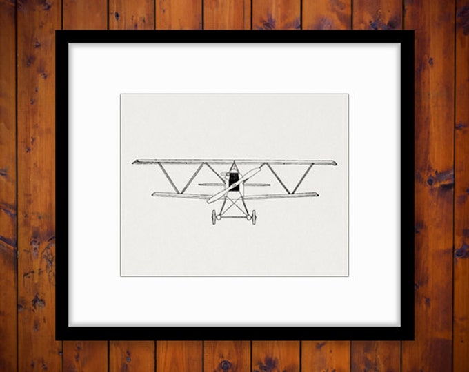 SVA Fighting Scout Vintage Airplane Digital Image Download Printable Graphic Vintage Clip Art Jpg Png Eps HQ No.1712