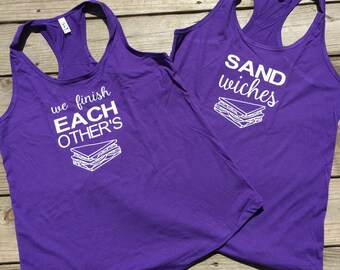 We finish each other's sandwiches, Frozen, Disney shirts , matching shirts, couplrs shirts, family vacation shirts, Disney Cruise, Elsa,Anna