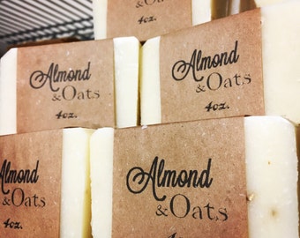 Almond n' Oats Soap, 4 oz.