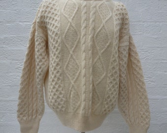 Irish wool sweater | Etsy